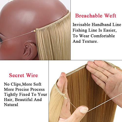 Unsichtbare Haar Extensions 60cm - ponytail24