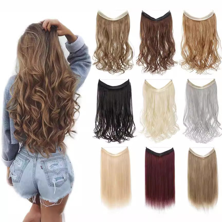 Unsichtbare Haar Extensions 60cm - ponytail24